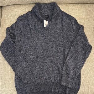 NWT J. Crew Men's Blue Sweater